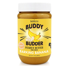 Load image into Gallery viewer, Bark Bistro  Barkin&#39; Banana BUDDY BUDDER 17oz jar
