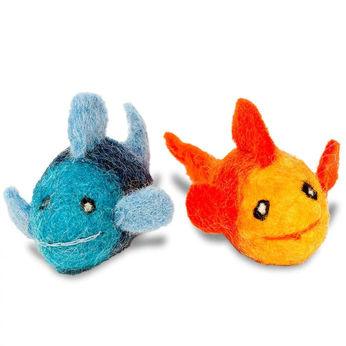 Pure Wool Fish Pack of 2