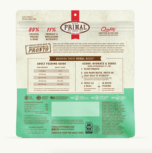 Primal Pronto Dog Freeze-Dried Chicken