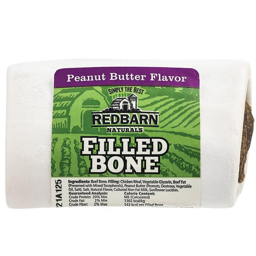 Red Barn Filled bone Peanut Butter small 3.5oz