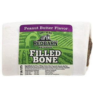 Red Barn Filled bone Peanut Butter small 3.5oz