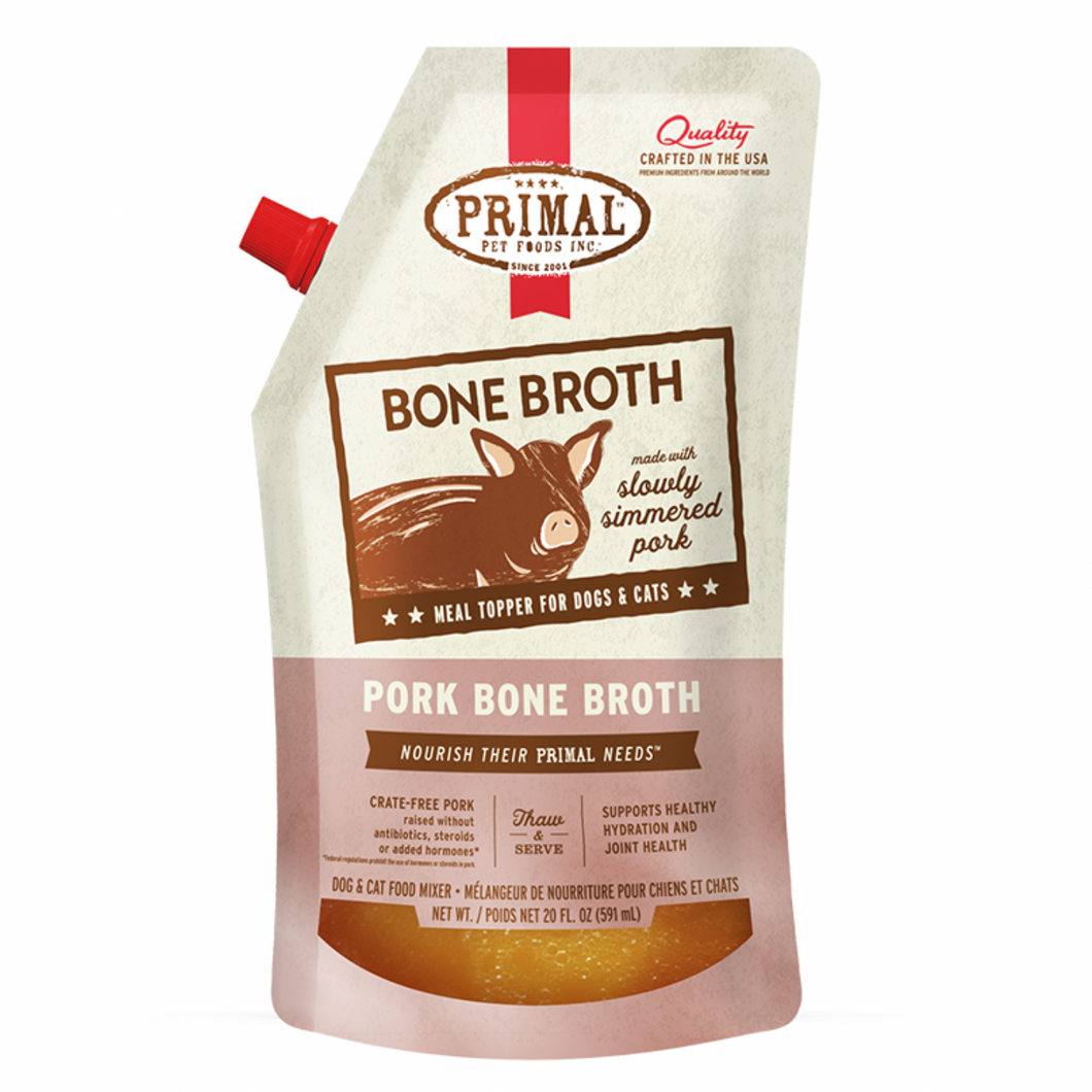 Primal frozen bone broth Pork