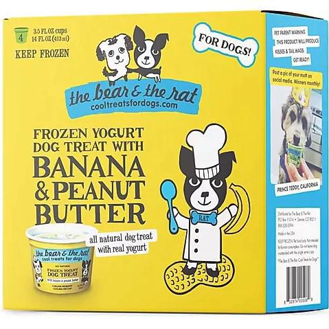 Bear and Rat Banana Peanut Butter Yogurt 4 pack