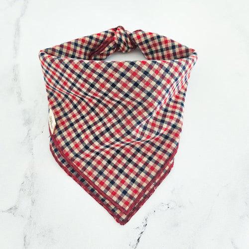 Mini Plaid Bandana