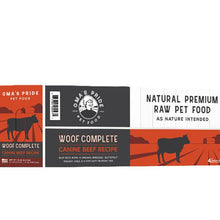 Load image into Gallery viewer, Oma's Pride woof complete beef bulk