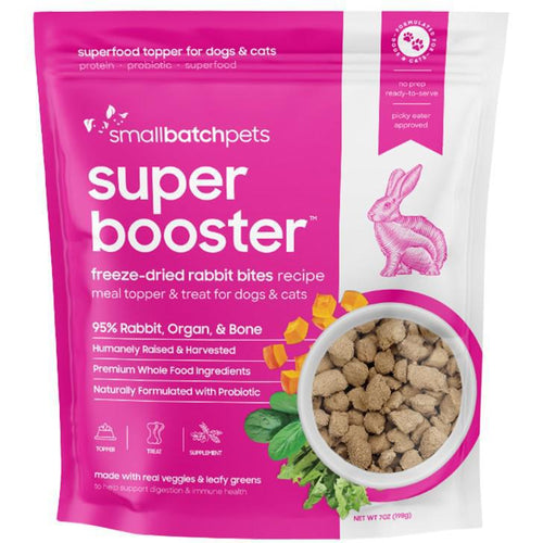 Small Batch dog cat freezedried super booster rabbit bites