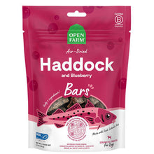 Load image into Gallery viewer, Open farm  Air-Dried Haddock &amp; Blueberry Dog Treat Bars Bars