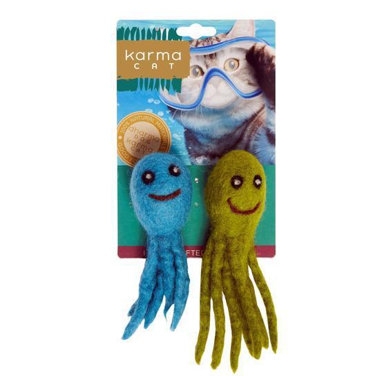 Dharma Octopus wool cat toy