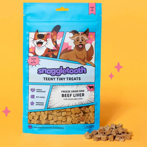 Snaggletooth Teeny Tiny Freeze Dried Raw Beef Liver