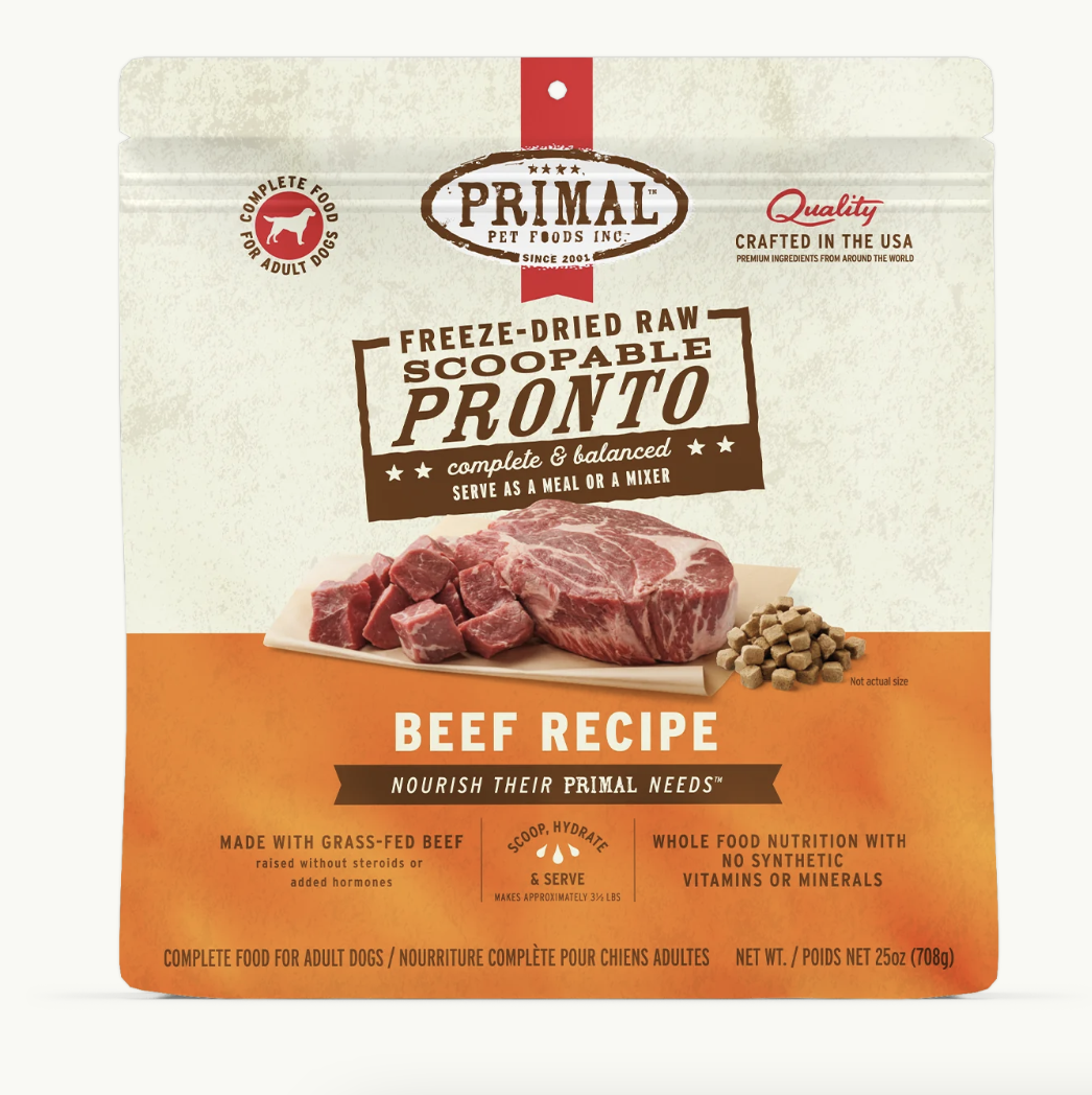 Primal Pronto Dog Freeze-Dried Beef