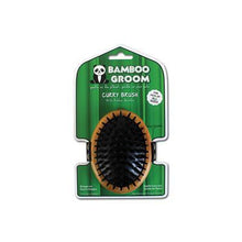 Load image into Gallery viewer, Bamboo Curry Brush with rubber bristles