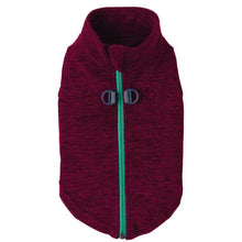 Load image into Gallery viewer, Zip up fleece wash Fuchsia