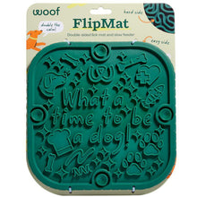 Load image into Gallery viewer, Woof dog  FlipMat green