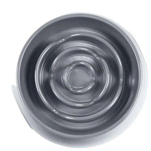 Load image into Gallery viewer, Messy Mutts Interactive Slow Feeder Speckled Grey