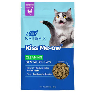 Ark Naturals cat dental chews kiss me-ow cleaning chicken