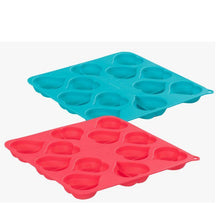 Load image into Gallery viewer, Messy Mutts 2 Pack Silicone Treat Topper Making Mold  9" x 9"