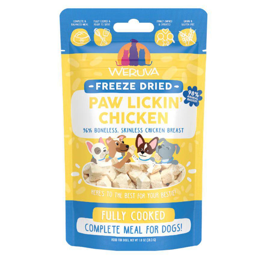 Weruva Dog Paw Lickin Chicken Freeze Dried