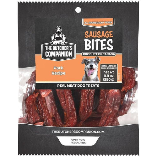 Butcher's companion  dog Sausage Bites pork