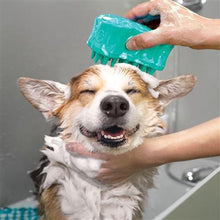Load image into Gallery viewer, KONG ZoomGroom Bubbles Rubber Dog Brush Large