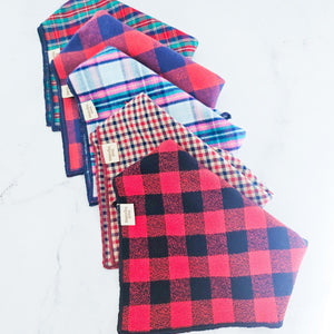 Mini Plaid Bandana