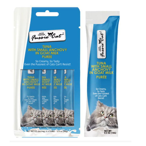 Fussie Cat Lickable TUNA SMALL ANCH IN GOAT MILK