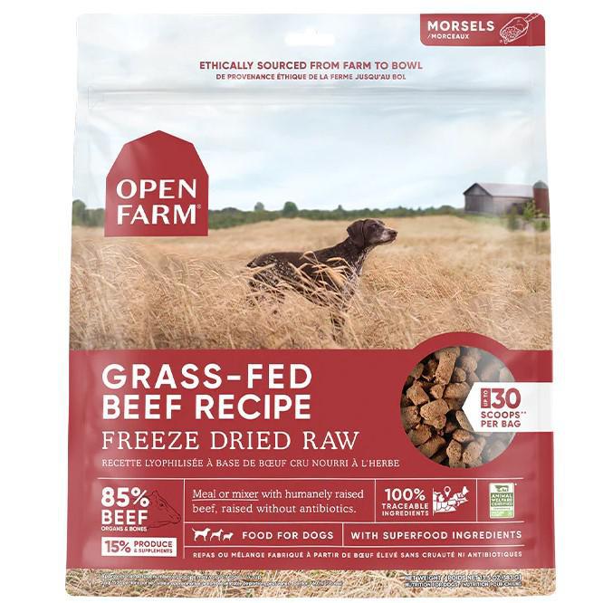 Open Farm Freeze Dried Raw Grassfeed Beef 13.5OZ