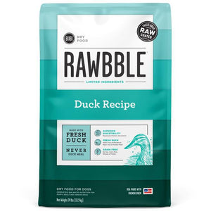 Bixbi rawbble D Dry Food Duck Recipe 24 lb