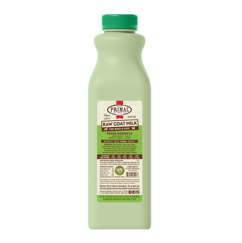 Primal Green Raw Goat Milk 32oz