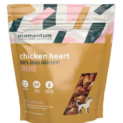 Momentum Chicken Heart cat treats  1.9oz