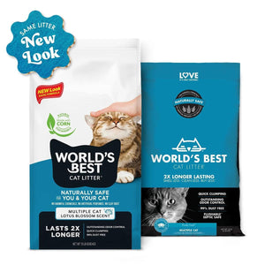 World's Best Cat Multiple Cat Lotus 14lbs, 28lbs