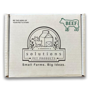 Solutions Frozen Beef Recipe 12lb Chubs