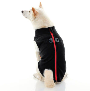 Zip up Fleece Black