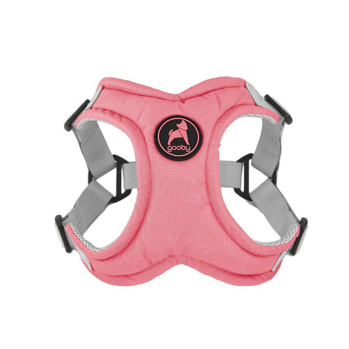 Gooby Memory Foam Harness Pink