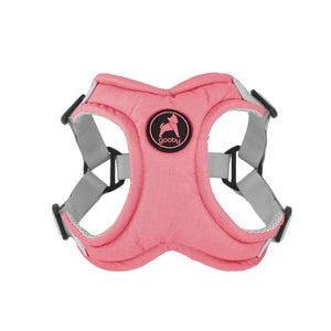 Gooby Memory Foam Harness Pink
