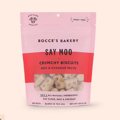 Bocce's Say Moo Biscuits 5oz