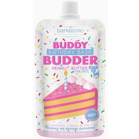 Bark Bistro Birthday Bash Buddy Budder Squeeze Pack
