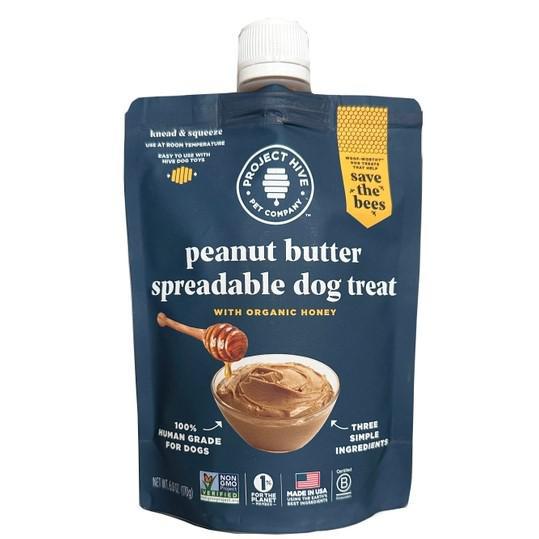 Project Hive Peanut Butter Spreadable Dog Treat 6 oz