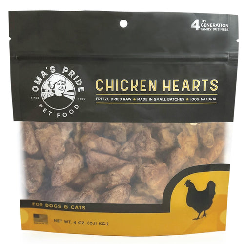 Oma's Pride Chicken Hearts 4oz