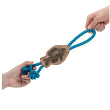 Load image into Gallery viewer, Tall Tails Natural Leather Fish Tug 12"
