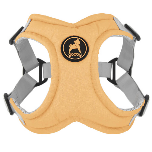Gooby Memory Foam Harness Yellow