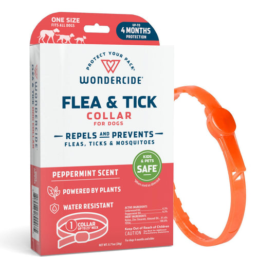 Wondercide Flea & Tick Collar for Dogs   Peppermint