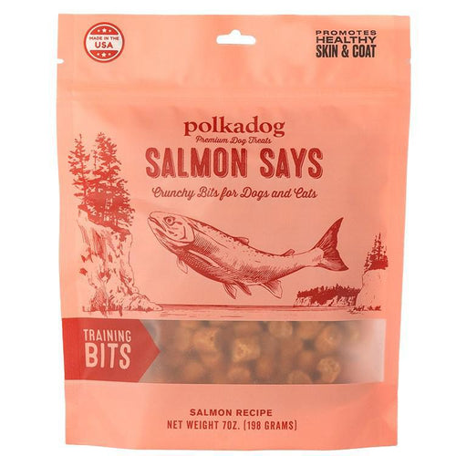 Polka dog  Salmon says little bites 7 oz