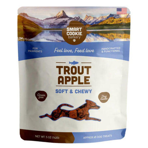Smart Cookie Trout & Apple Dog Treats 5oz