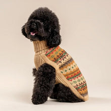 Load image into Gallery viewer, Fair Isle Finn Alpaca Dog Sweater