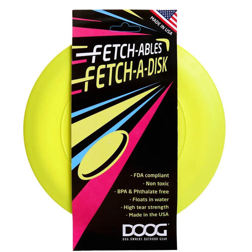 Fetchables Frisbee  Yellow
