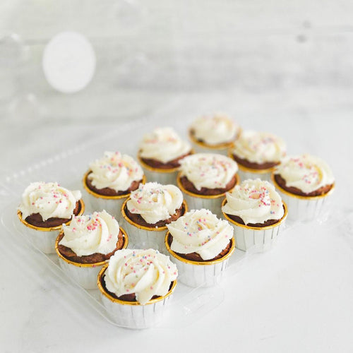 Mini Cupcake Party Tray - White