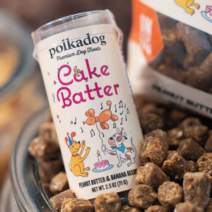 Polka dog cake batter nuggets 2.5oz tube