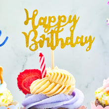 Load image into Gallery viewer, Cake Topper Happy Birthday