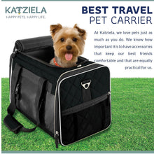 Load image into Gallery viewer, Carrier Black Airline Approved Quilited Companion