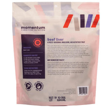 Load image into Gallery viewer, Momentum Beef Liver Treats 4oz